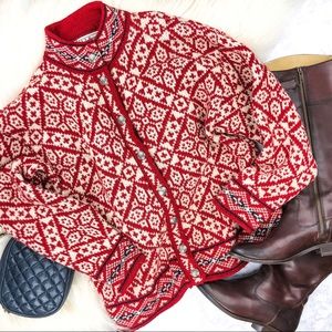 Vintage Eddie Bauer Cozy Knit Cardigan Button Down